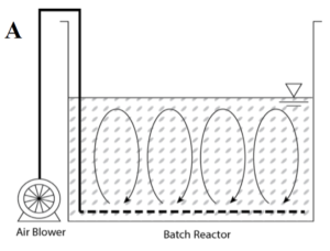 Batch reactor with single-stage aeration using MOB™ process for the wastewater sample.